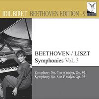 Beethoven, L. Van: Symphonies (Arr. F. Liszt for Piano), Vol. 3 (Biret) - Nos. 7, 8