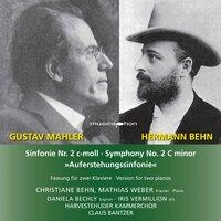 Mahler: Symphony No. 2 in C Minor "Resurrection" (Arr. H. Behn for 2 Pianos & Voices)