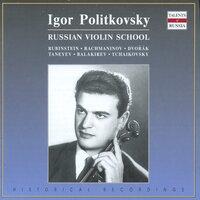 Russian Violin School: Igor Politkovsky