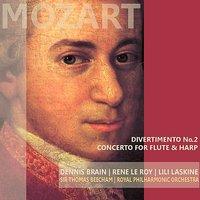Mozart: Divertimento No. 2 & Concerto for Flute and Harp
