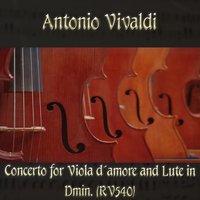 Antonio Vivaldi: Concerto for Viola d´amore and Lute in Dmin. (RV540)