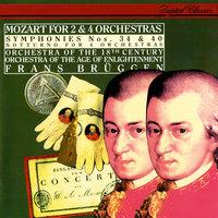 Mozart: Symphonies Nos. 34 & 40; Notturno for 4 Orchestras