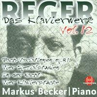 Max Reger: Das Klavierwerk Vol. 12