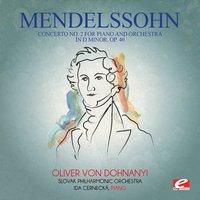 Mendelssohn: Concerto No. 2 for Piano and Orchestra in D Minor, Op. 40