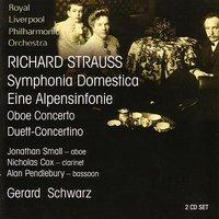 Strauss: Symphonia Domestica / Eine Alpensinfonie / Oboe Concerto / Duett-Concertino