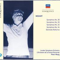 Mozart: Symphonies Nos.28, 29, 34 & 32; Serenata Notturna