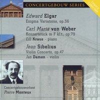 Elgar: Enigma Variations - Von Weber: Konzertstuck - Sibelius: Violin Concerto