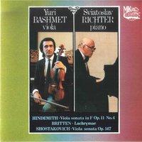 Hindemith & Shostakovich: Viola Sonatas