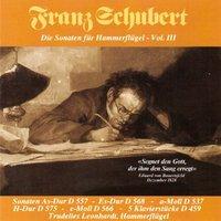 Schubert: Die Sonaten für Hammerflügel, Vol. 3
