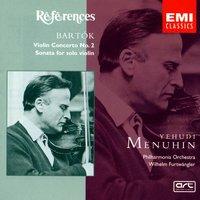 Bartók:Violin Concerto/Sonata for solo violin