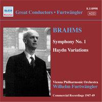 Brahms: Symphony No. 1 / Haydn Variations
