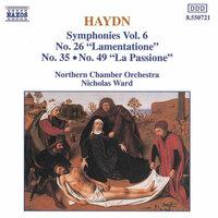 Haydn: Symphonies, Vol.  6 (Nos. 26, 35, 49)