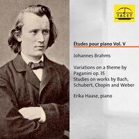 Brahms: Etudes for Piano, Vol. 5