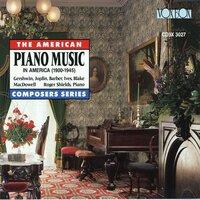 Piano Music in America, 1900-1945