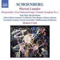 Schoenberg: Pierrot Lunaire / Chamber Symphony No. 1 / 4 Orchestral Songs