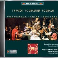 Fasch / Graupner / Graun: Recorder Sonatas and Concertos