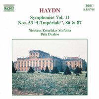 Haydn: Symphonies, Vol. 11 (Nos. 53, 86, 87)