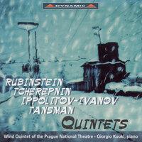 Rubinstein: Quintet for Piano and Winds in F Major / Tcherepnin: Wind Quintet / Ippolitov-Ivanov: An Evening in Georgia