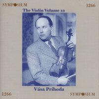 The Great Violinists, Vol. 10: Vasa Prihoda (1935-1943)