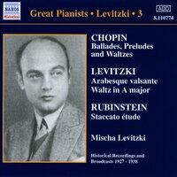 Levitzki, Mischa: Complete Recordings, Vol.  3 (1927-1938)
