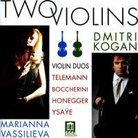Violin Duo Recital: Kogan, Dmitri / Vassilieva, Marianna - Telemann, G.P. / Boccherini, L. / Honegger, A. / Ysaye, E. (Two Violins)