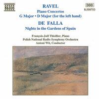 Ravel: Piano Concertos - De Falla: Nights in the Gardens of Spain