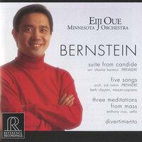 Bernstein: Suite from Candide, 5 Songs, 3 Meditations from Mass & Divertimento