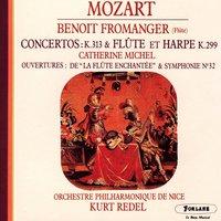Wolfgang Amadeus Mozart : Concerto K. 313 et concerto pour flûte et harpe K. 299 - Ouvertures de La flûte enchantée et de la Symphonie No. 32