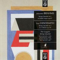 Brahms: String Quartet No. 3 in B-Flat Major - Hindemith: String Quartet No. 1 in F Minor