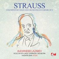 Strauss: Concerto for Violin and Orchestra in D Minor, Op. 8
