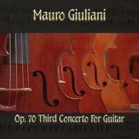 Mauro Giulani: Op. 70 Third concerto for guitar