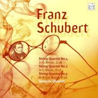 Schubert: String Quartet No.1, D.18 - String Quartet No.2 in C Major, D.32 (fragment) - String Quartet No.3 in B-Flat Major, D.36