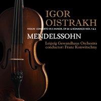 Mendelssohn: Violin Concerto in E Minor, Op. 64 & Beethoven: Romances Nos. 1 & 2