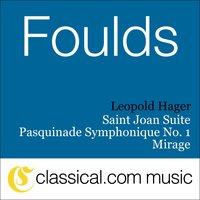 John Foulds, Saint Joan Suite, Op. 82B