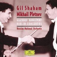 Kabalevsky:Violin Concerto/Glazunov: Violin Concerto/Tchaikovsky: Souvenir d'u lieu cher, &c.