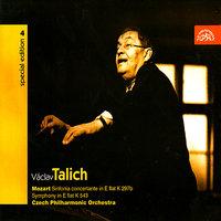 Talich Special Edition 4 Mozart: Sinfonia concertante, Symphony in E flat K543 / Czech PO