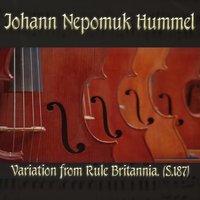 Johann Nepomuk Hummel: Variation from Rule Britannia, (S.187)