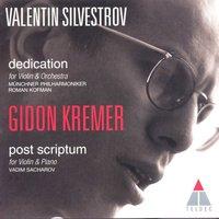 Silvestrov: Dedication & Post Scriptum
