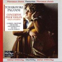 Tchaïkovski paganini : Concertos pour violon