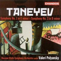 Taneyev: Symphonies Nos. 1 and 3