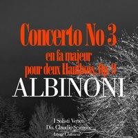 Albinoni: Concerto No. 3 en fa majeur pour deux Hautbois, Op. 9
