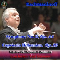 Yuri Simonov conducting Rachmaninoff: Symphony No. 3 Op. 44, Capriccio Bohemien, Op. 12