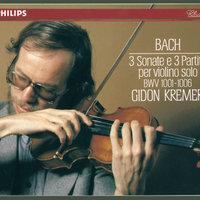 Bach, J.S.: 3 Sonatas & Partitas for Solo Violin