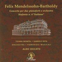 Felix Mendelssohn-Bartholdy: Concerto per due pianoforti e Orchestra & Sinfonia No. 4 "Italiana"