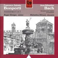 Bach: Sonatas BWV 1021, 1023, 1024 - Bonporti: Invenzioni, Op. 10, Vol. 2