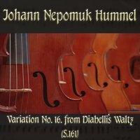 Johann Nepomuk Hummel: Variation No. 16. from Diabelli's Waltz (S.161)