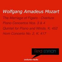 Red Edition - Mozart: Piano Concertos Nos. 3, 4 & Quintet for Piano and Winds, K. 452