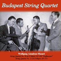 Wolfgang Amadeus Mozart: String Quartet No. 20 In D Major, KV 499 "Hoffmeister" - String Quartet No. 21 In D Major, KV 575