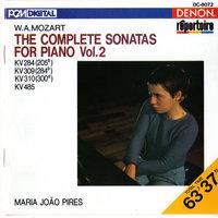 Mozart: The Complete Sonatas for Piano, Vol. 2