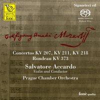 Wolfgang Amadeus Mozart: Violin Concertos, K. 207, K. 211, K. 218 & Rondeau, K. 373